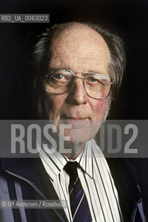 Estonian writer Jaan Kross. Paris, October 16, 1990 - ©Ulf Andersen/Rosebud2