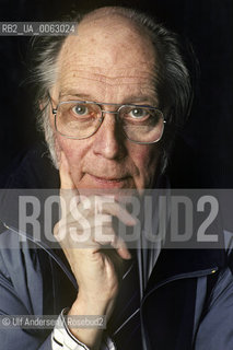 Estonian writer Jaan Kross. Paris, October 16, 1990 - ©Ulf Andersen/Rosebud2