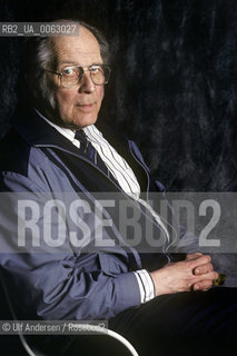 Estonian writer Jaan Kross. Paris, October 16, 1990 - ©Ulf Andersen/Rosebud2