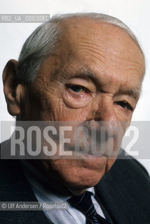 Andrejz Kusniewicz, (1904-1993) Polish writer. Paris, May 20, 1989 - ©Ulf Andersen/Rosebud2