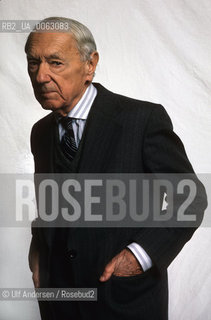 Andrejz Kusniewicz, (1904-1993) Polish writer. Paris, May 20, 1989 - ©Ulf Andersen/Rosebud2