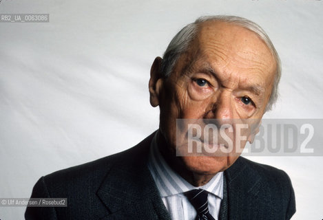 Andrejz Kusniewicz, (1904-1993) Polish writer. Paris, May 20, 1989 - ©Ulf Andersen/Rosebud2