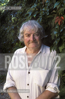 French writer Jacques Lacarriere. Sacy, August 24, 1999 - ©Ulf Andersen/Rosebud2