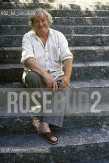 French writer Jacques Lacarriere. Sacy, August 24, 1999 - ©Ulf Andersen/Rosebud2