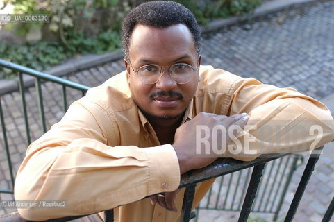 American writer Jake Lamar. Paris, September 19, 2005 - ©Ulf Andersen/Rosebud2