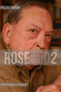 French historian Jacques Le Goff .Paris, February 3, 2004 - ©Ulf Andersen/Rosebud2