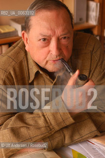 French historian Jacques Le Goff .Paris, February 3, 2004 - ©Ulf Andersen/Rosebud2