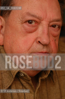 French historian Jacques Le Goff .Paris, February 3, 2004 - ©Ulf Andersen/Rosebud2