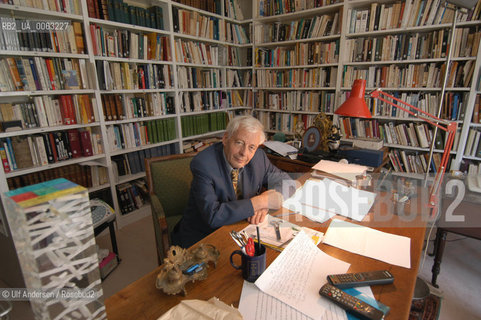 French historian Emmanuel Leroy-Ladurie. Paris, July 2, 2004 - ©Ulf Andersen/Rosebud2