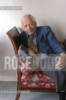 French historian Emmanuel Leroy-Ladurie. Paris, July 2, 2004 - ©Ulf Andersen/Rosebud2