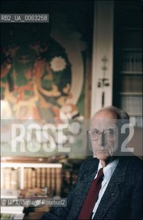 French anthroplologist Claude Levi Strauss. Paris, December 15, 1983 - ©Ulf Andersen/Rosebud2