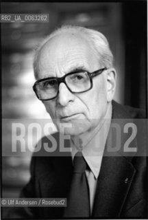 French anthropologist Claude Levi Strauss, in his office in College de France in Paris, May 10, 1979 - ©Ulf Andersen/Rosebud2