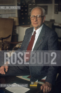 French anthroplologist Claude Levi Strauss. Paris, December 15, 1983 - ©Ulf Andersen/Rosebud2