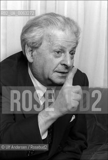 Emmanuel Levinas, author, at home in Paris. ©Ulf Andersen/Rosebud2