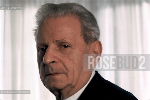 Emmanuel Levinas, author, at home in Paris. ©Ulf Andersen/Rosebud2