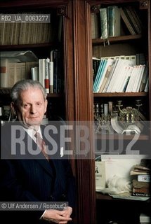 Emmanuel Levinas, author, at home in Paris. ©Ulf Andersen/Rosebud2