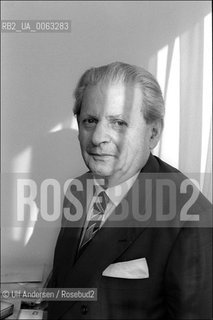 Emmanuel Levinas, author, at home in Paris. ©Ulf Andersen/Rosebud2