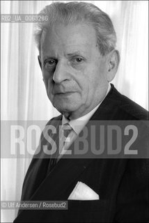 Emmanuel Levinas, author, at home in Paris. ©Ulf Andersen/Rosebud2