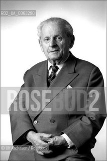 Emmanuel Levinas, author, at home in Paris. ©Ulf Andersen/Rosebud2