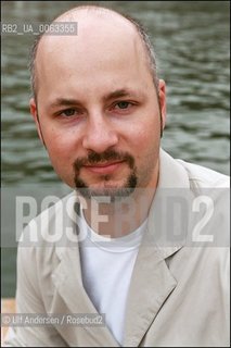 English writer Toby Litt. Paris, August 20, 2002 - ©Ulf Andersen/Rosebud2