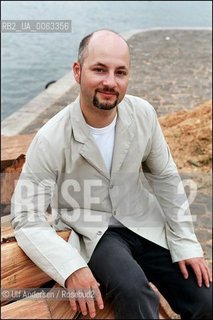 English writer Toby Litt. Paris, August 20, 2002 - ©Ulf Andersen/Rosebud2