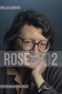 English writer Penelope Lively. Paris, February 18, 1992 - ©Ulf Andersen/Rosebud2