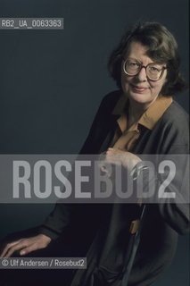 English writer Penelope Lively. Paris, February 18, 1992 - ©Ulf Andersen/Rosebud2