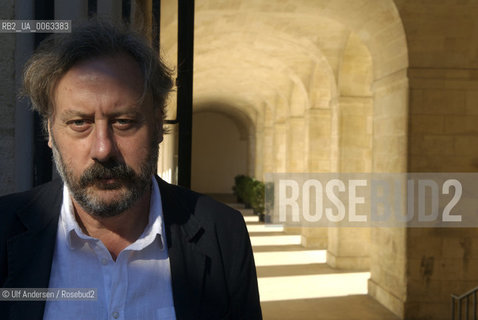 Spanish writer Julio Llamazares. Bordeaux, October 11, 2008 - ©Ulf Andersen/Rosebud2