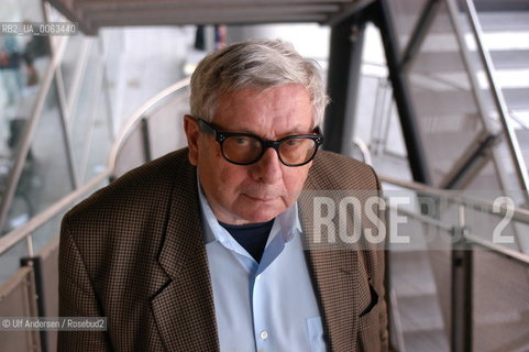 Swiss writer Hugo Loetscher. Frankfurt October 7, 2004 - ©Ulf Andersen/Rosebud2