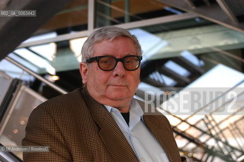 Swiss writer Hugo Loetscher. Frankfurt October 7, 2004 - ©Ulf Andersen/Rosebud2