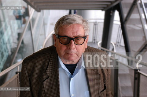 Swiss writer Hugo Loetscher. Frankfurt October 7, 2004 - ©Ulf Andersen/Rosebud2