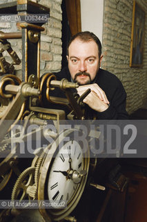 Italian writer Carlo Lucarelli. Bologna, January 19, 2002 - ©Ulf Andersen/Rosebud2