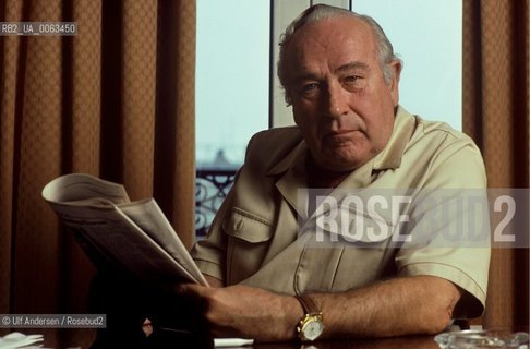 American writer Robert Ludlum. Paris May 7, 1993 - ©Ulf Andersen/Rosebud2