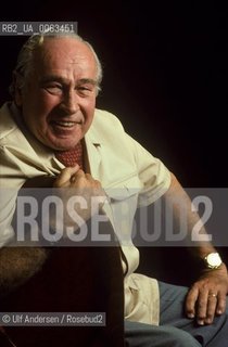 American writer Robert Ludlum. Paris May 7, 1993 - ©Ulf Andersen/Rosebud2