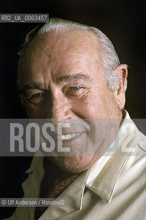 American writer Robert Ludlum. Paris May 7, 1993 - ©Ulf Andersen/Rosebud2