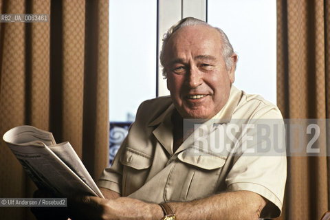 American writer Robert Ludlum. Paris May 7, 1993 - ©Ulf Andersen/Rosebud2