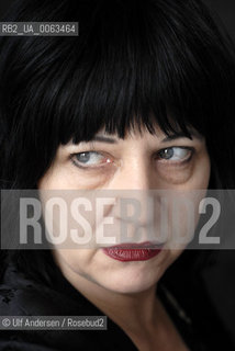 American writer and singer Lydia Lunch. Paris, september 29, 2010 - ©Ulf Andersen/Rosebud2