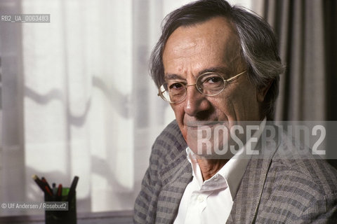 French philosopher Jean Francois Lyotard. Paris, September 14, 1990 - ©Ulf Andersen/Rosebud2