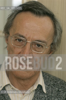 French philosopher Jean Francois Lyotard. Paris, September 14, 1990 - ©Ulf Andersen/Rosebud2