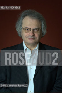 French writer Amin Maalouf. Paris, January 3, 2009. ©Ulf Andersen/Rosebud2