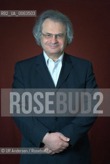 French writer Amin Maalouf. Paris, January 3, 2009. ©Ulf Andersen/Rosebud2