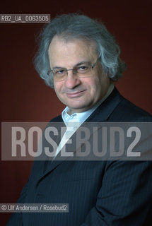 French writer Amin Maalouf. Paris, January 3, 2009. ©Ulf Andersen/Rosebud2