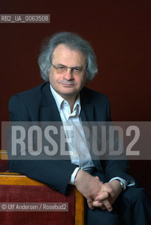 French writer Amin Maalouf. Paris, January 3, 2009. ©Ulf Andersen/Rosebud2