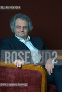 French writer Amin Maalouf. Paris, January 3, 2009. ©Ulf Andersen/Rosebud2