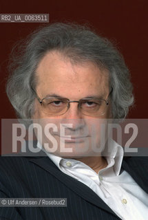 French writer Amin Maalouf. Paris, January 3, 2009. ©Ulf Andersen/Rosebud2