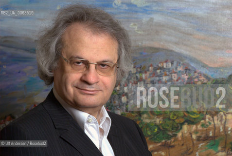 French writer Amin Maalouf. Paris, January 3, 2009. ©Ulf Andersen/Rosebud2