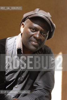 Congolese writer Alain Mabanckou. Paris, July 8, 2009. ©Ulf Andersen/Rosebud2