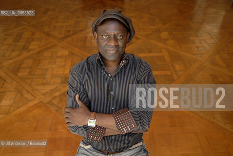 Congolese writer Alain Mabanckou. Paris, July 8, 2009. ©Ulf Andersen/Rosebud2