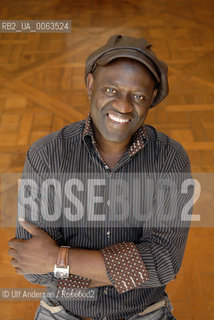 Congolese writer Alain Mabanckou. Paris, July 8, 2009. ©Ulf Andersen/Rosebud2