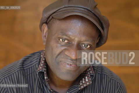 Congolese writer Alain Mabanckou. Paris, July 8, 2009. ©Ulf Andersen/Rosebud2